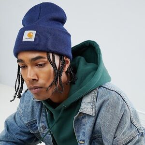 NWOT Carhartt WIP Watch Beanie Blue OS